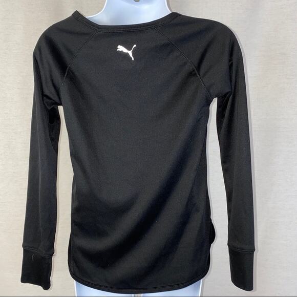 PUMA Kids Performance Shirt Black Size 4 - Picture 3 of 6